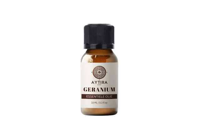Aytira geranium essentiële olie – 100% puur en onverdund, 10 ml – foto 2