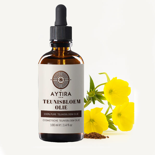 AYTiRA Nachtkerzenöl 100 ml – 100 % reines, kaltgepresstes kosmetisches Öl – für Haut & Haar