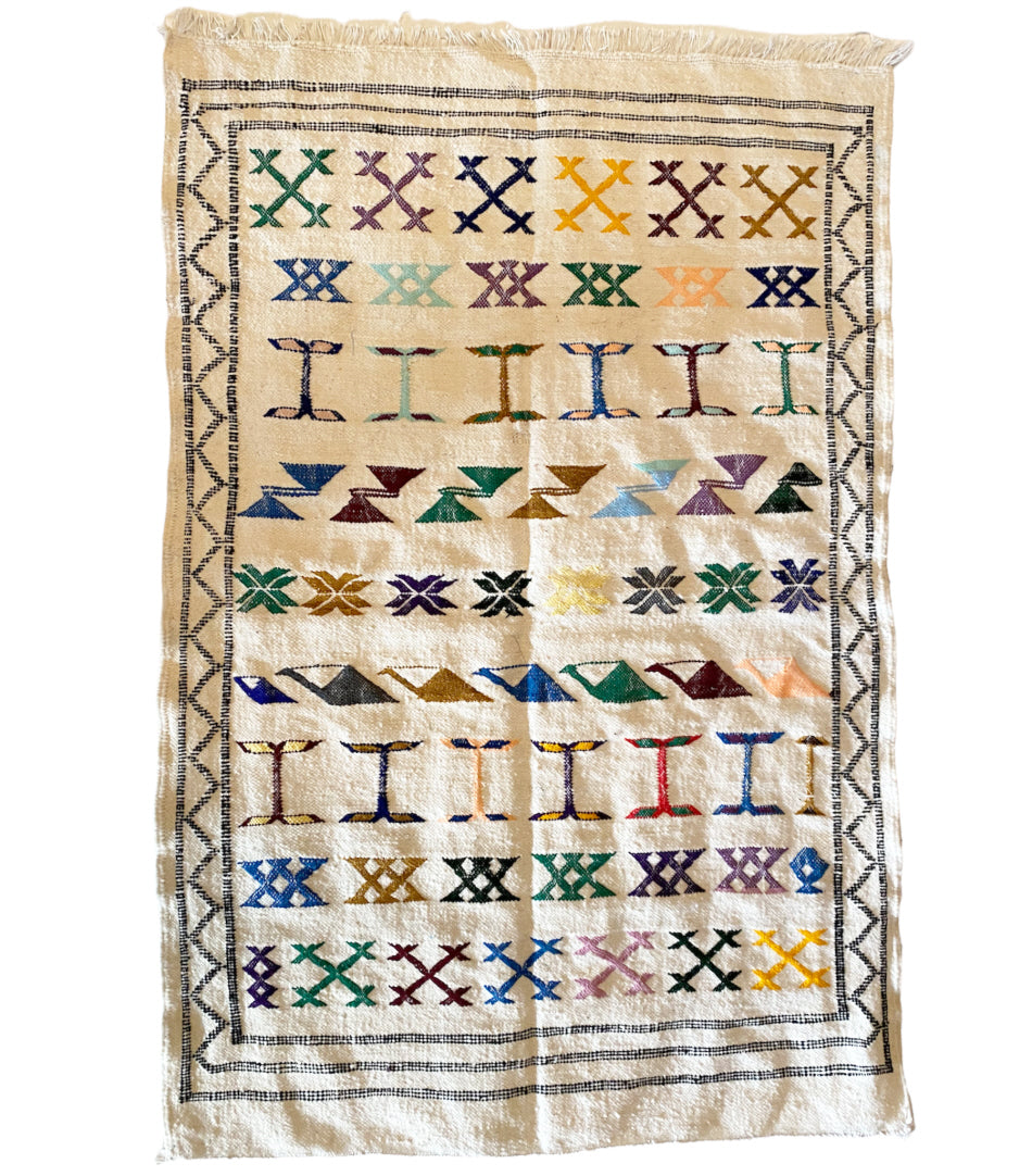 Marokkanischer Kelim Azilal Berber Teppich 150x105 cm