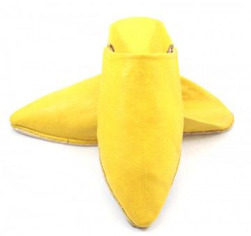 Marokkaanse belgha babouches voor heren – leren Fes-slippers