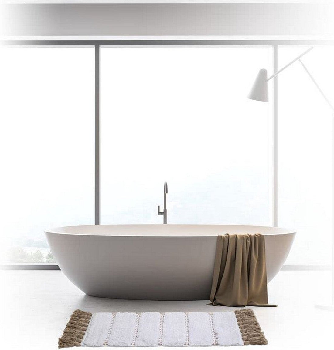 Tapis de bain 5five Pom Marron Coton (50 x 75 cm)