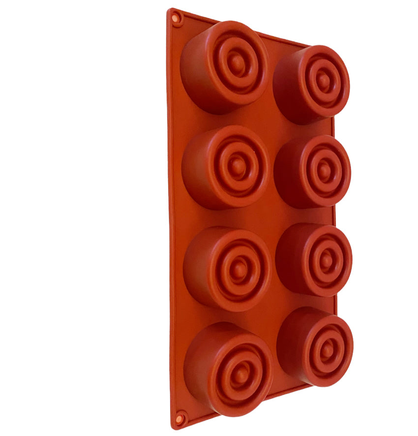Silicone Baking Mold swirly cylinders