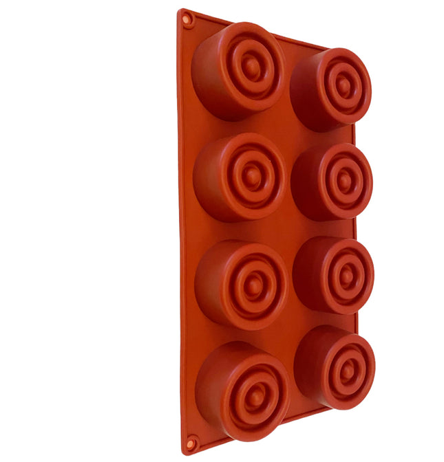 Silicone Baking Mold swirly cylinders