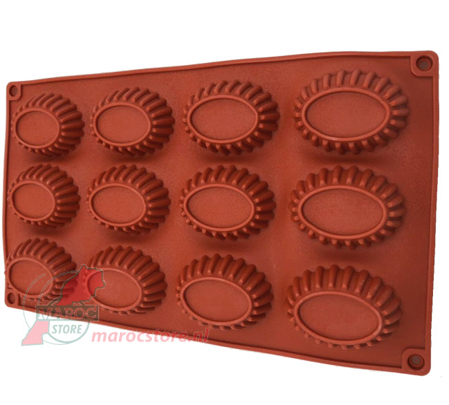 Silicone Oval Baking Mold
