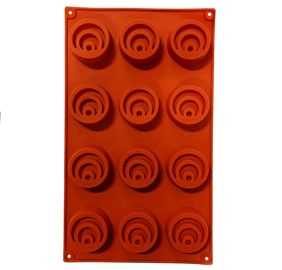 Silicone round baking mold