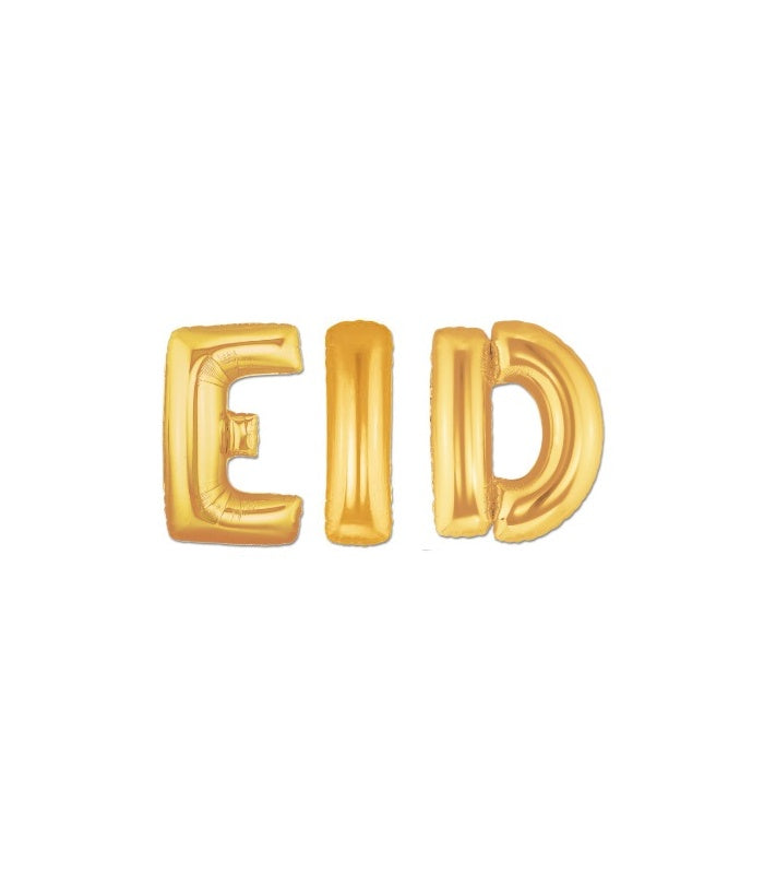 BALLONBUCHSTABEN EID GOLD