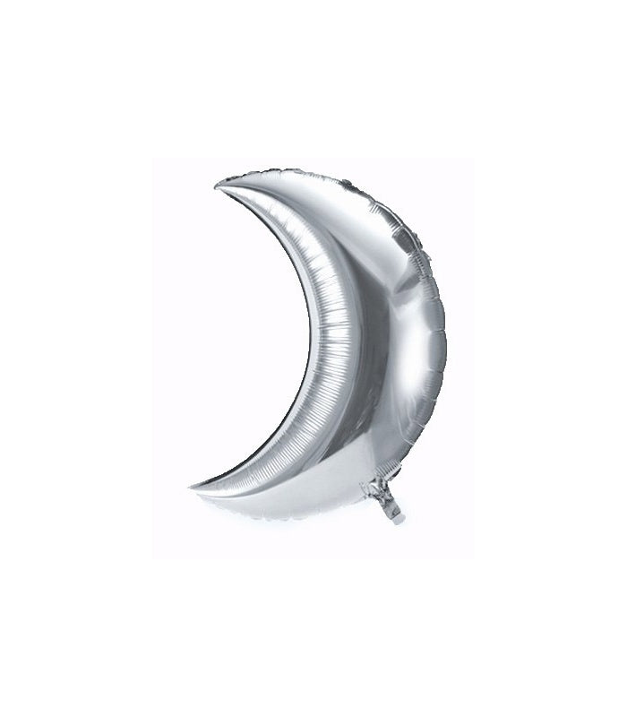 Moon Balloon Silver Small (3 pieces)