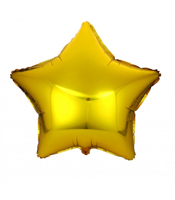 Star Balloon Gold small (3 pieces)