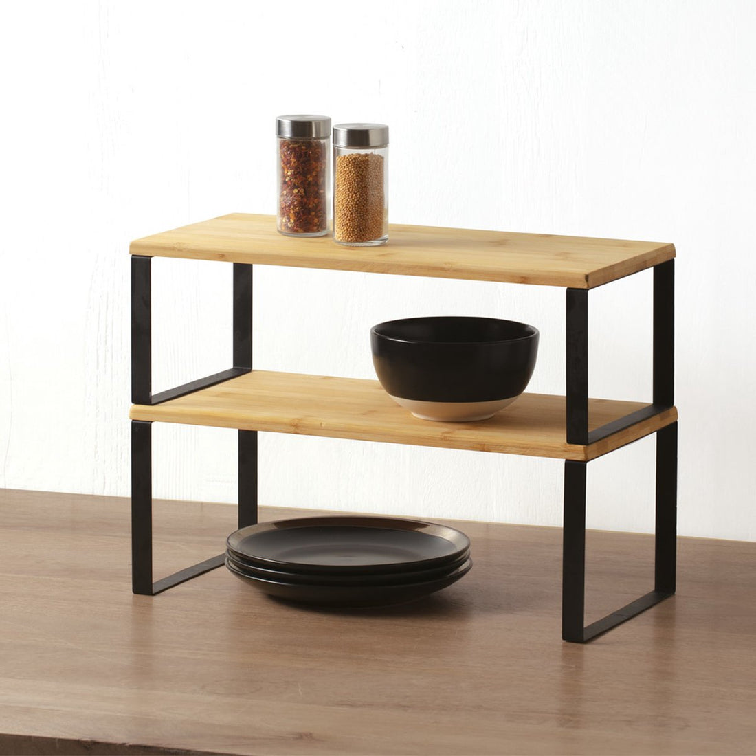 Bamboo kitchen cabinet shelf - Blackwood