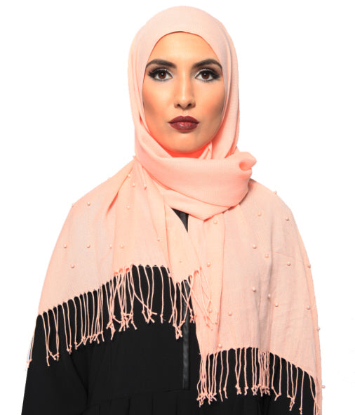 Écharpe pashmina perle
