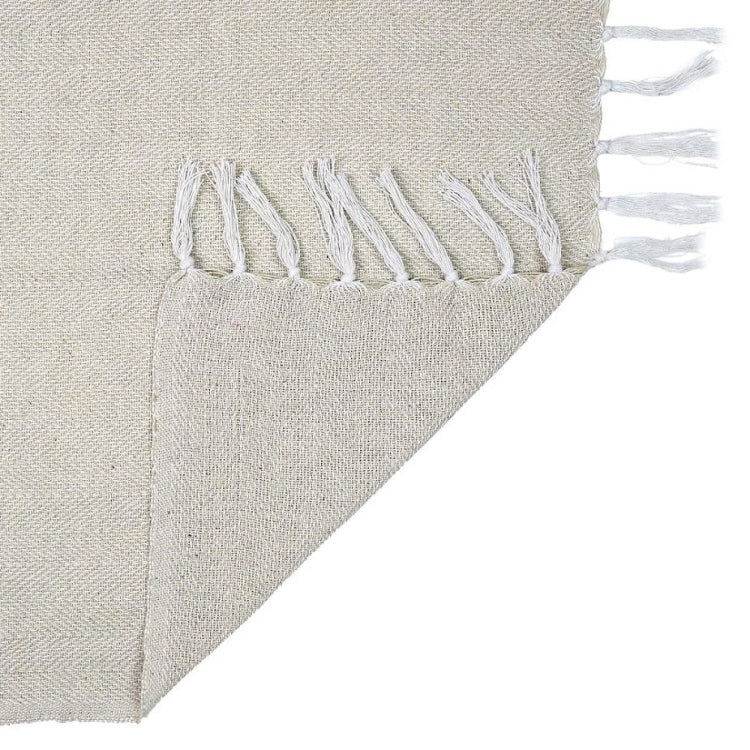 Beige throw 125x150cm