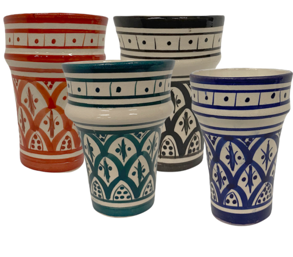 Beldi earthenware mug 12 cm high