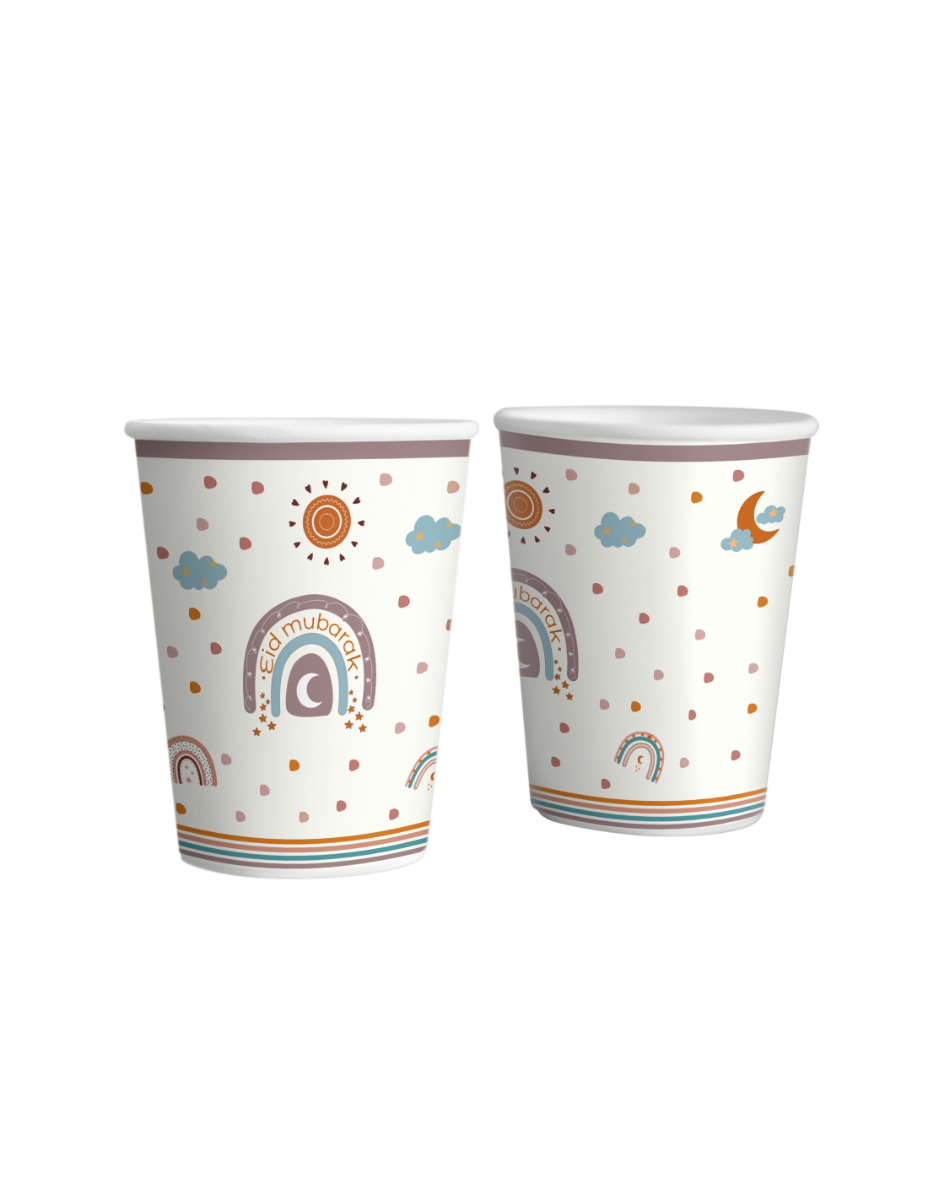 Gobelets - Eid Arc-en-ciel (lot de 6)