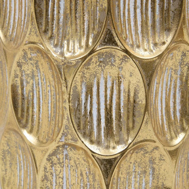 Belli Atmosphera Vase - Gold - Cast Iron Flower Vase H41 cm - Decorative Ornamental Pot - Nostalgic Design - Elegant Vase - 1.1 KG