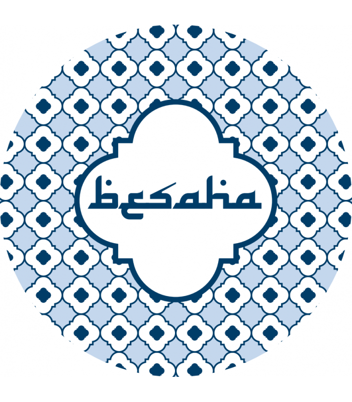 Besaha plates blue (6 pieces)