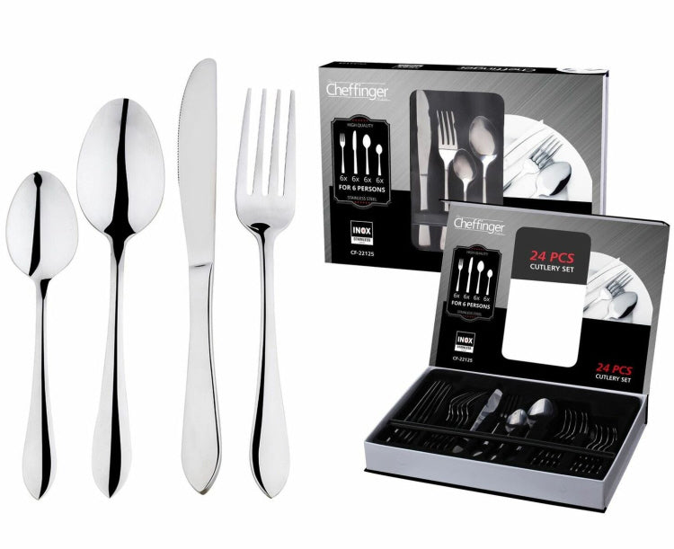 Besteckset 6 Personen 24-teilig