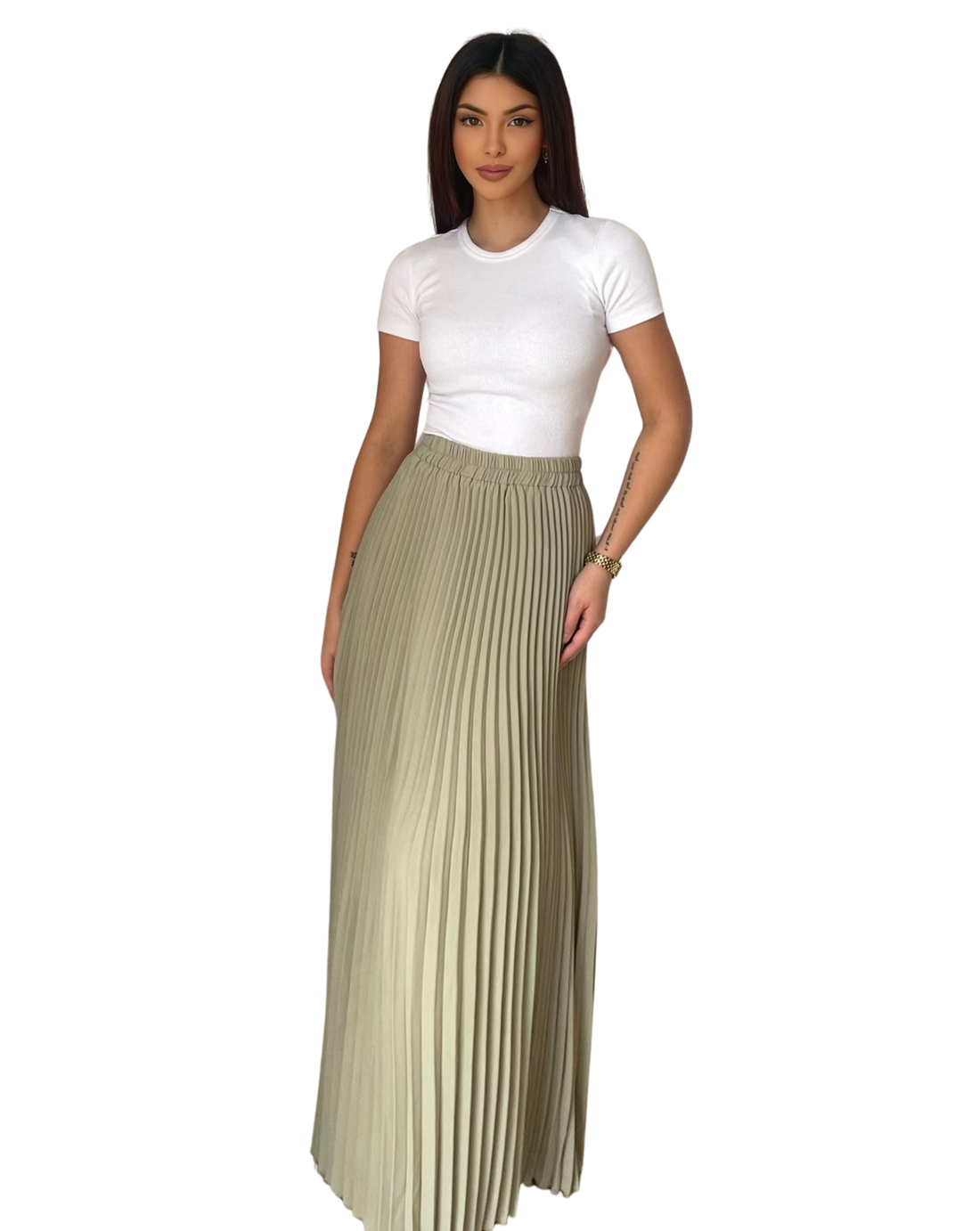 Sofia pleated skirt