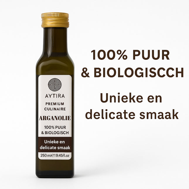 Aytira culinaire arganolie 250 ml – eetbare arganolie uit Marokko, koudgeperst – foto 2