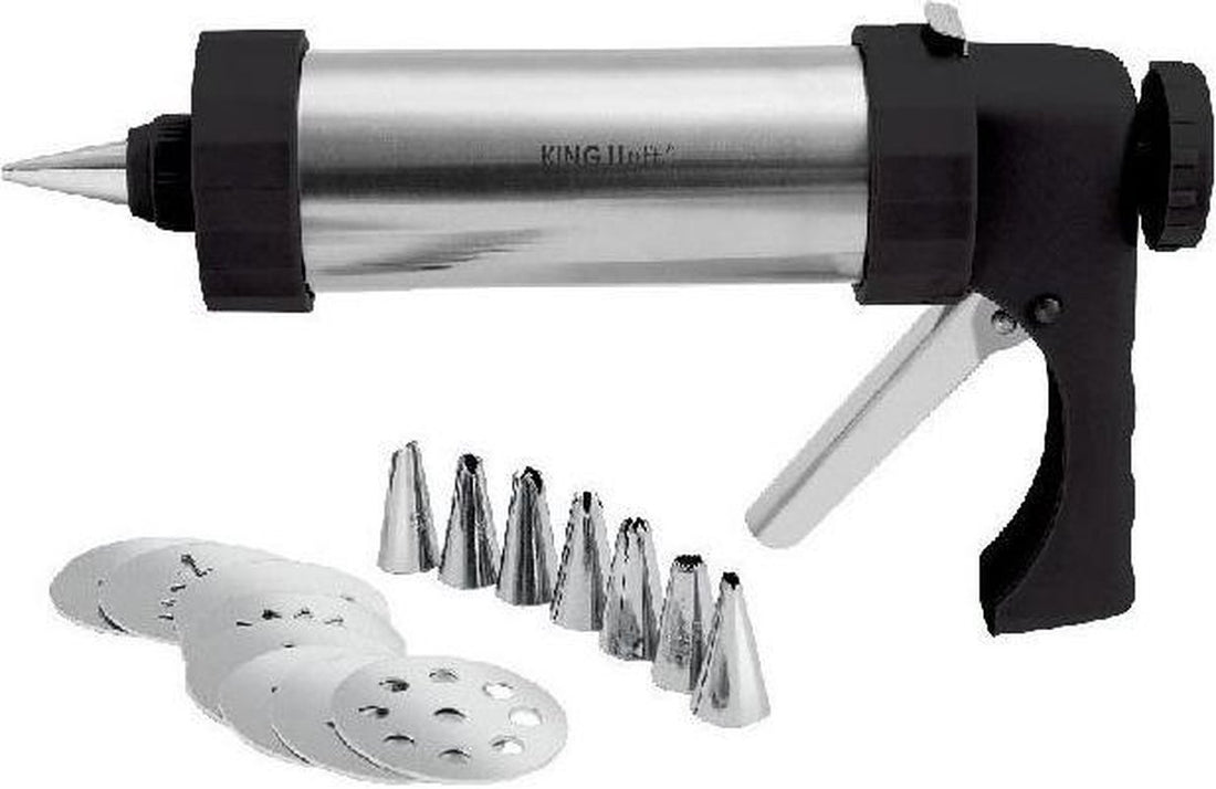 Kinghoff 1363 - Biscuit cookie press - Steel