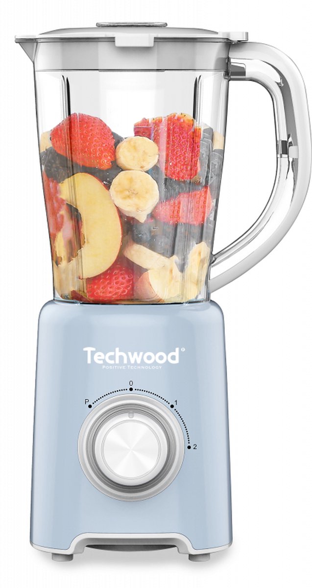Techwood 784 - Blender - 1.5 L - 500 Watt - Pastel Blue
