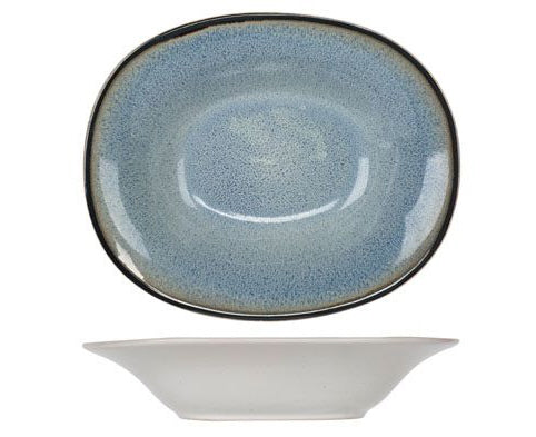 FEZ BLAU TIEFER TELLER OVAL 17,5X21,5 CM