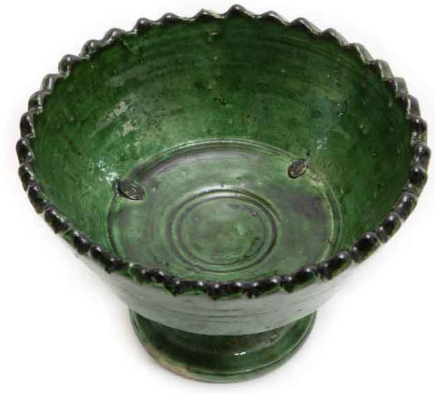 Bol en poterie de Tamegroute, grand modèle, 26 cm