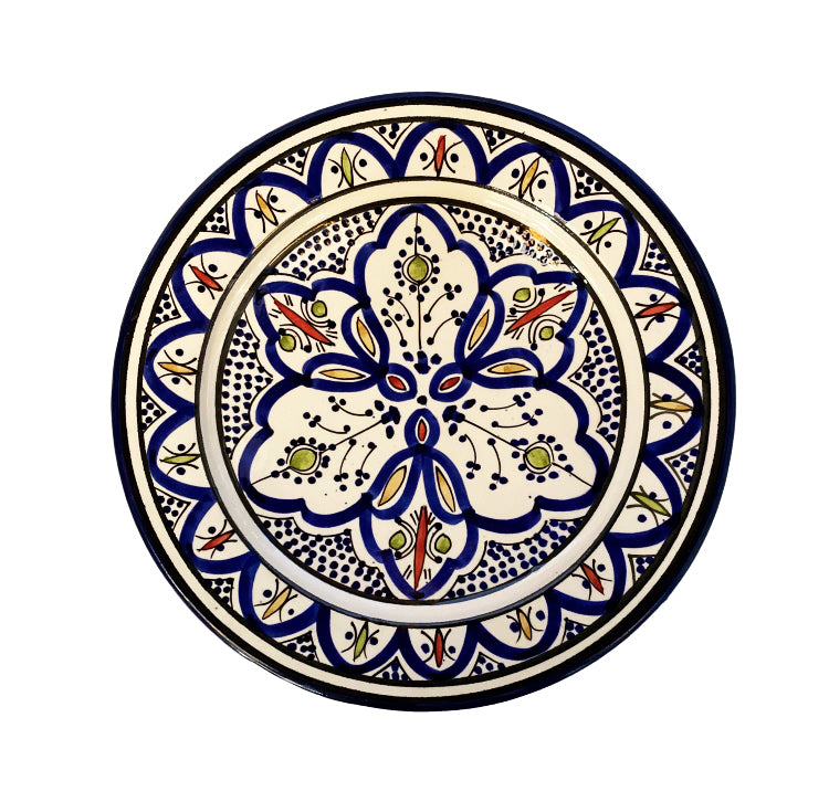 Assiette marocaine Essaouira Ø25