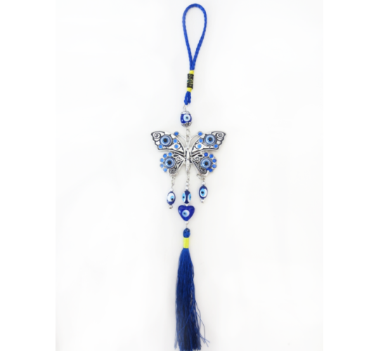 blauwe grote boze oog hanger
