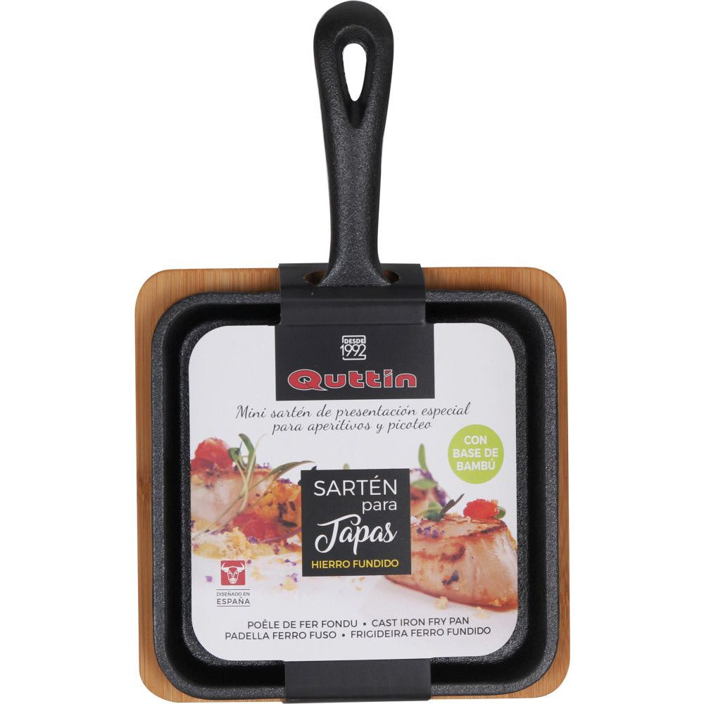 Quttin Gusseisen Tapaspfanne 14 x 14 cm