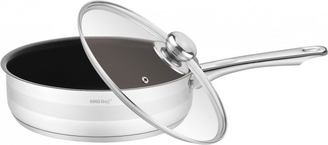 Kinghoff - Roasting pan with lid - Stainless steel - 20 cm