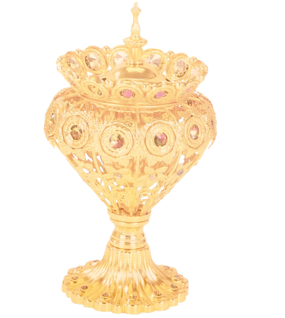 Gold Bakhoor Burner