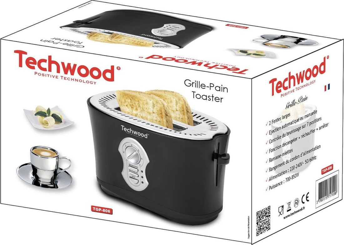 Techwood - Toaster - 2-slot