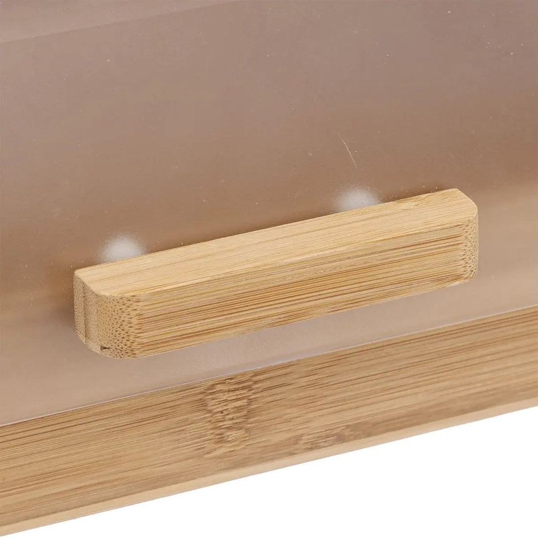 Bread bin with lockable lid 38 x 28 x 18 cm - Bamboo