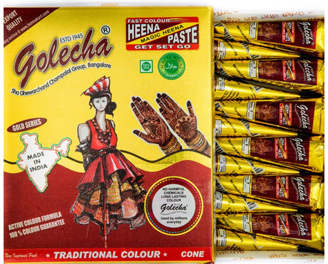 Golecha Henna cone bruin