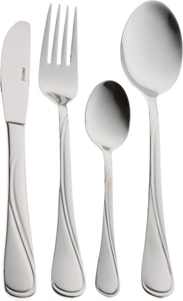Besteckset - 12 Personen - 72-teilig - Luxuriöser Aufbewahrungskoffer - 18/10
