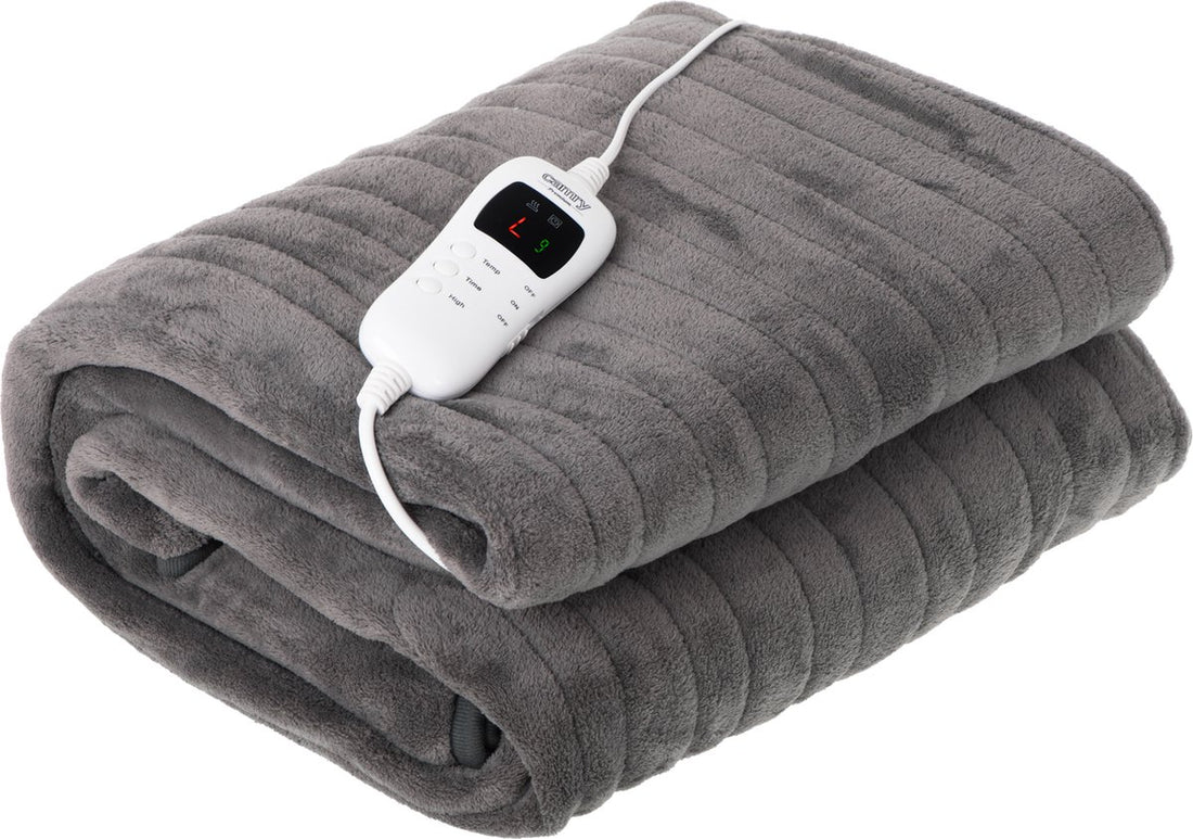 Camry 7434 - Electric heating blanket with timer (super soft) single person