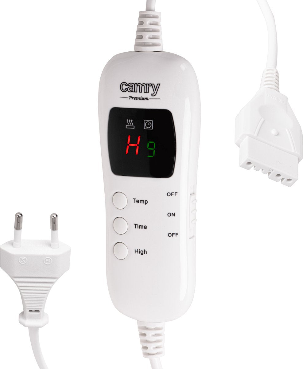 Camry 7434 - Electric heating blanket with timer (super soft) single person