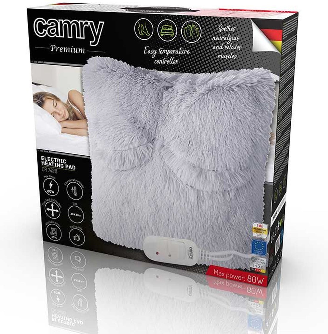 Camry Heizkissen – 45 W Grau – CR 7428