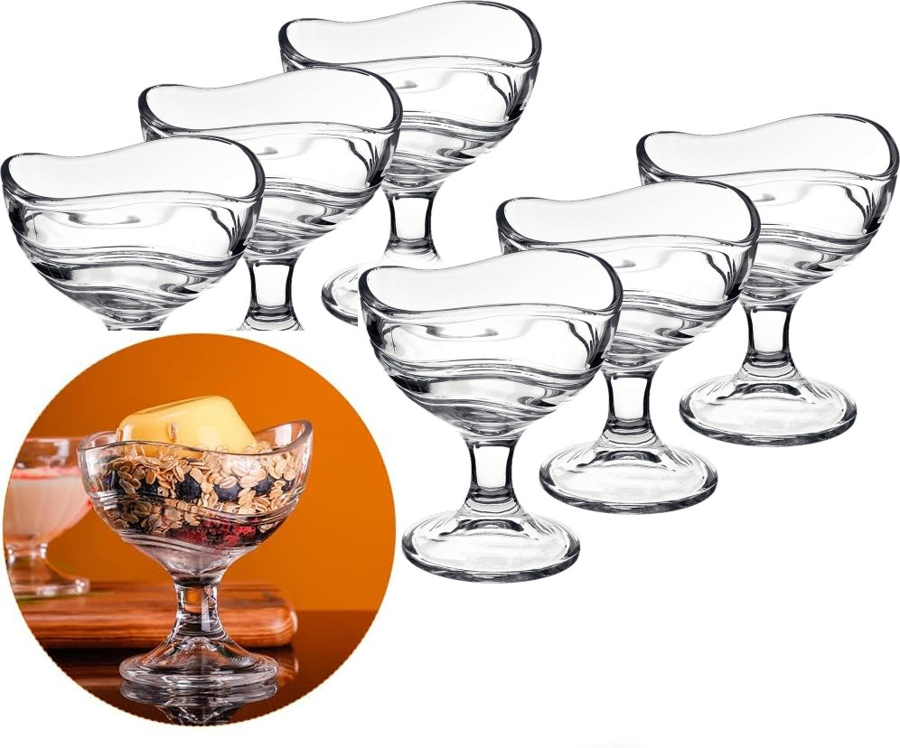 Eisbecher/Dessertschalen – 6er-Set 180 ml