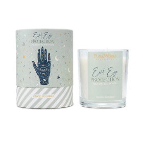 Organic Goodness geurkaars Palo Santo & cederhout – sojawas in glazen pot – foto 14