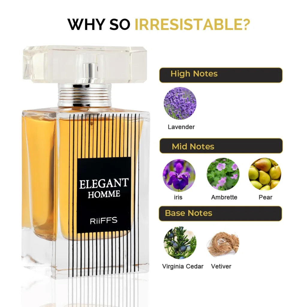 Riiffs Elegant Homme by Riiffs - Eau De Parfum Spray 100 ml - voor mannen