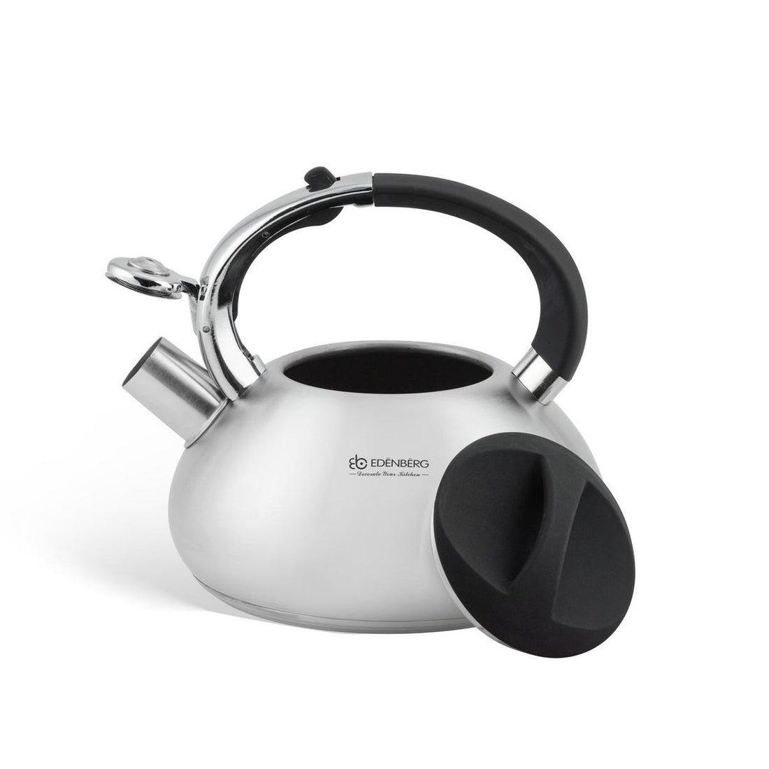 Edënbërg Classic Line - Bouilloire Sifflante de Luxe - Inox - 2.5 L