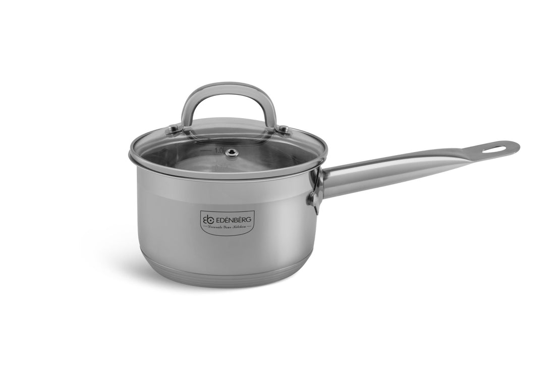 Edënbërg Classic Line - Stainless Steel Saucepan - 1.3 litres - Ø 14 cm