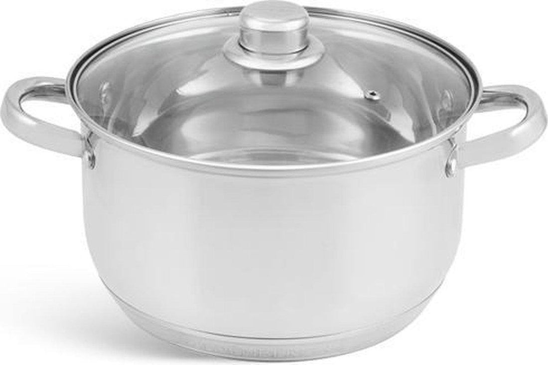 Edënbërg Classic Line - Dampfkochtopf-Set - Ø 22 cm - 4-teilig - 9-lagiger Boden