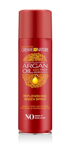 Creme of Nature Argan Oil Sheen Spray – glansspray met arganolie voor je haar