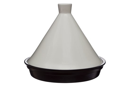 Cosy&Trendy Okinawa Tajine - Ø 29 cm x 25 cm - Schwarz-Weiß