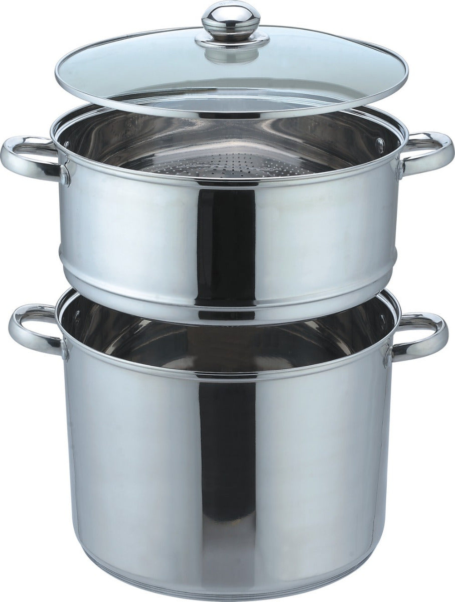 Couscoussier RVS 3-delig – Marokkaanse couscous pan, ook inductie, 4 tot 15 L – foto 8
