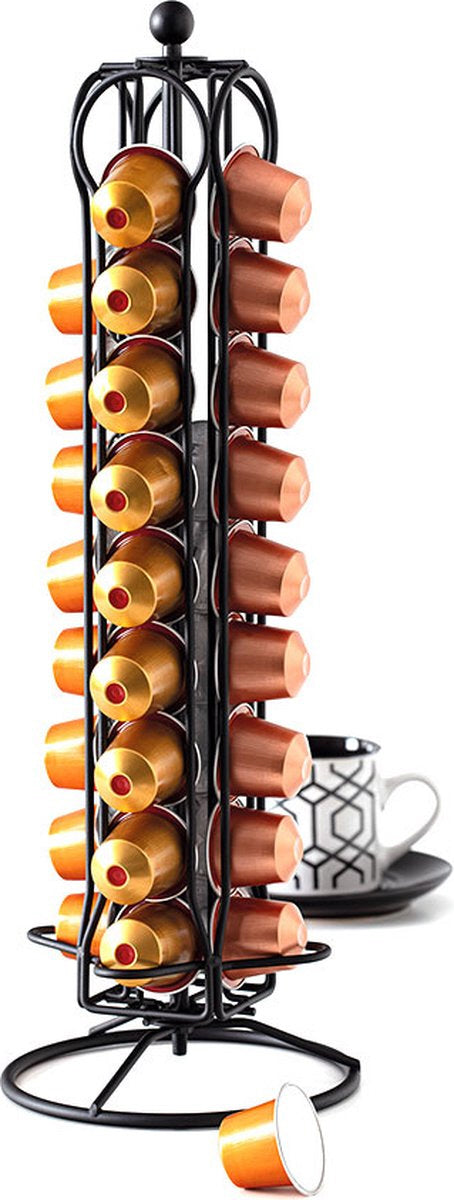 Rotatable Nespresso Cup Holder - Black