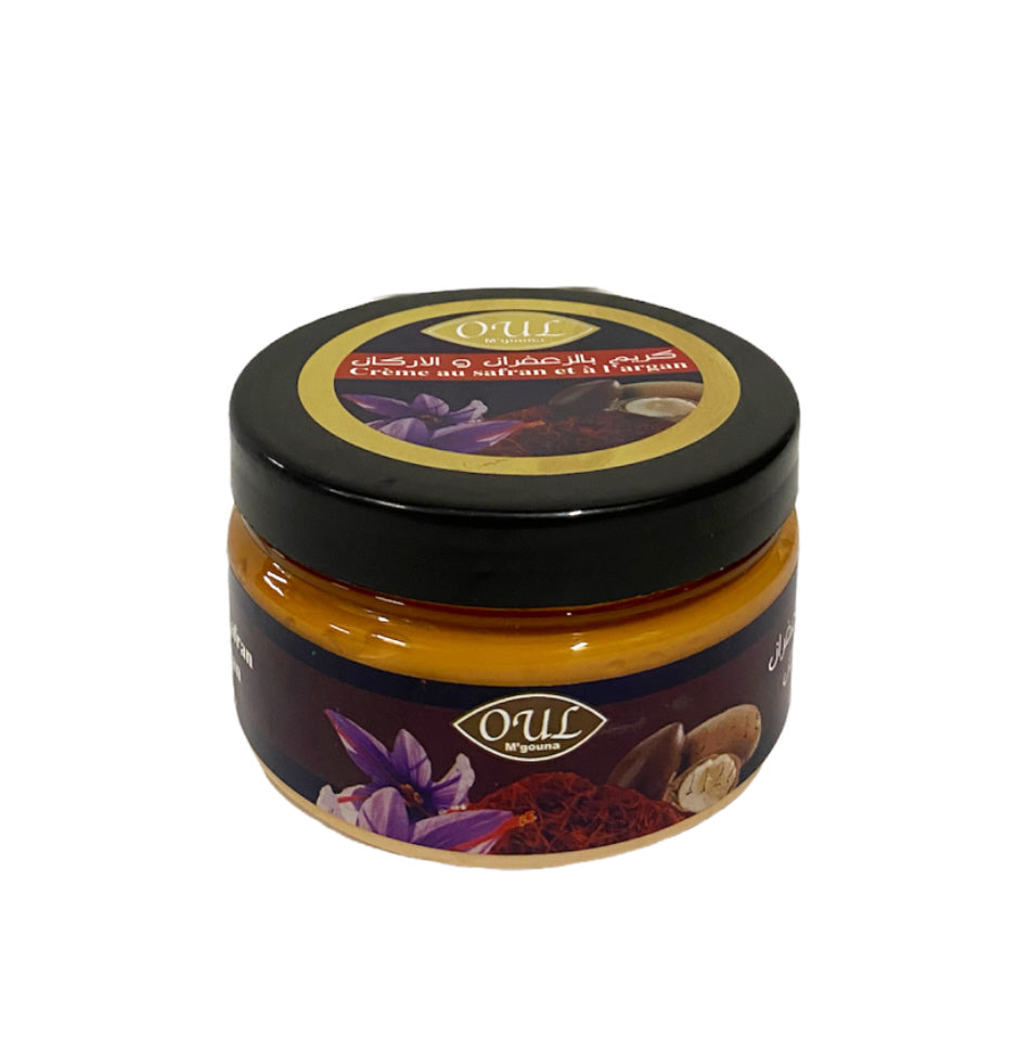 crème met saffraan en argan