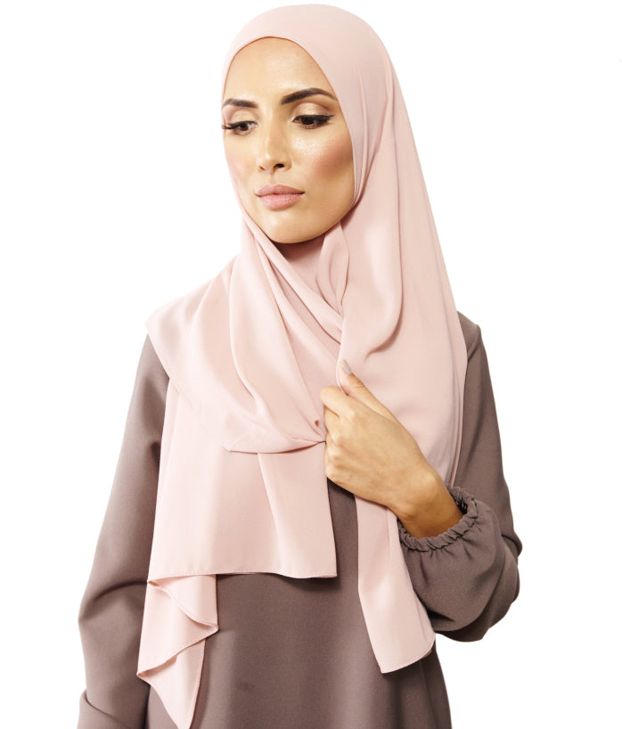 Écharpe en Crêpe Mousseline Luxe